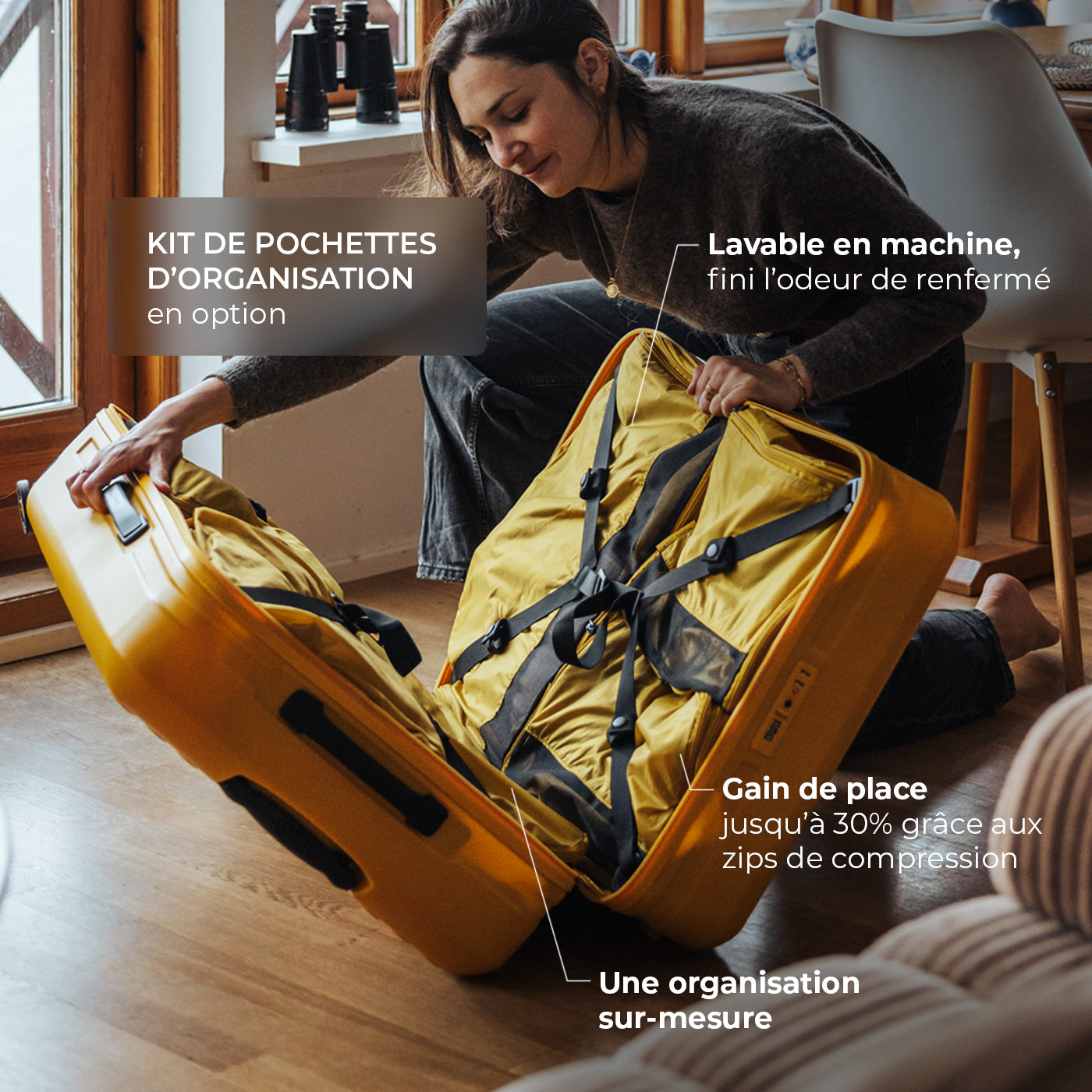 Valise Large 76 cm réparable à l'infini - Garantie 10 ans