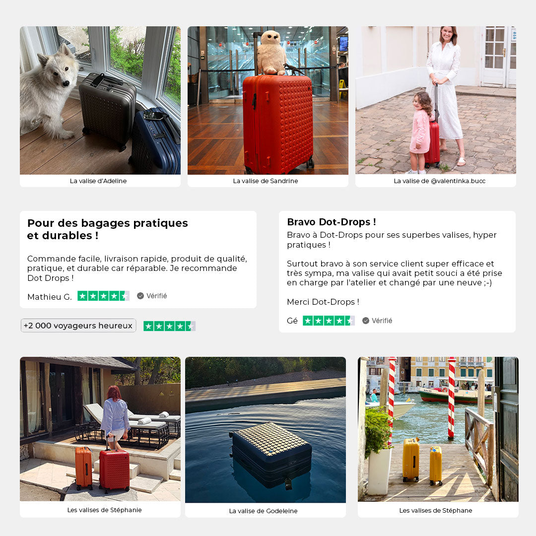 Valise Medium Réparable à L'infini