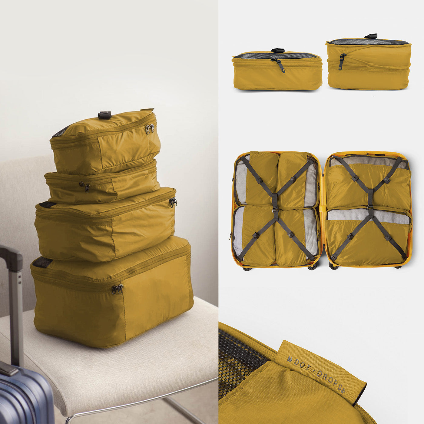 #kit de 6 pochettes_jaune positano