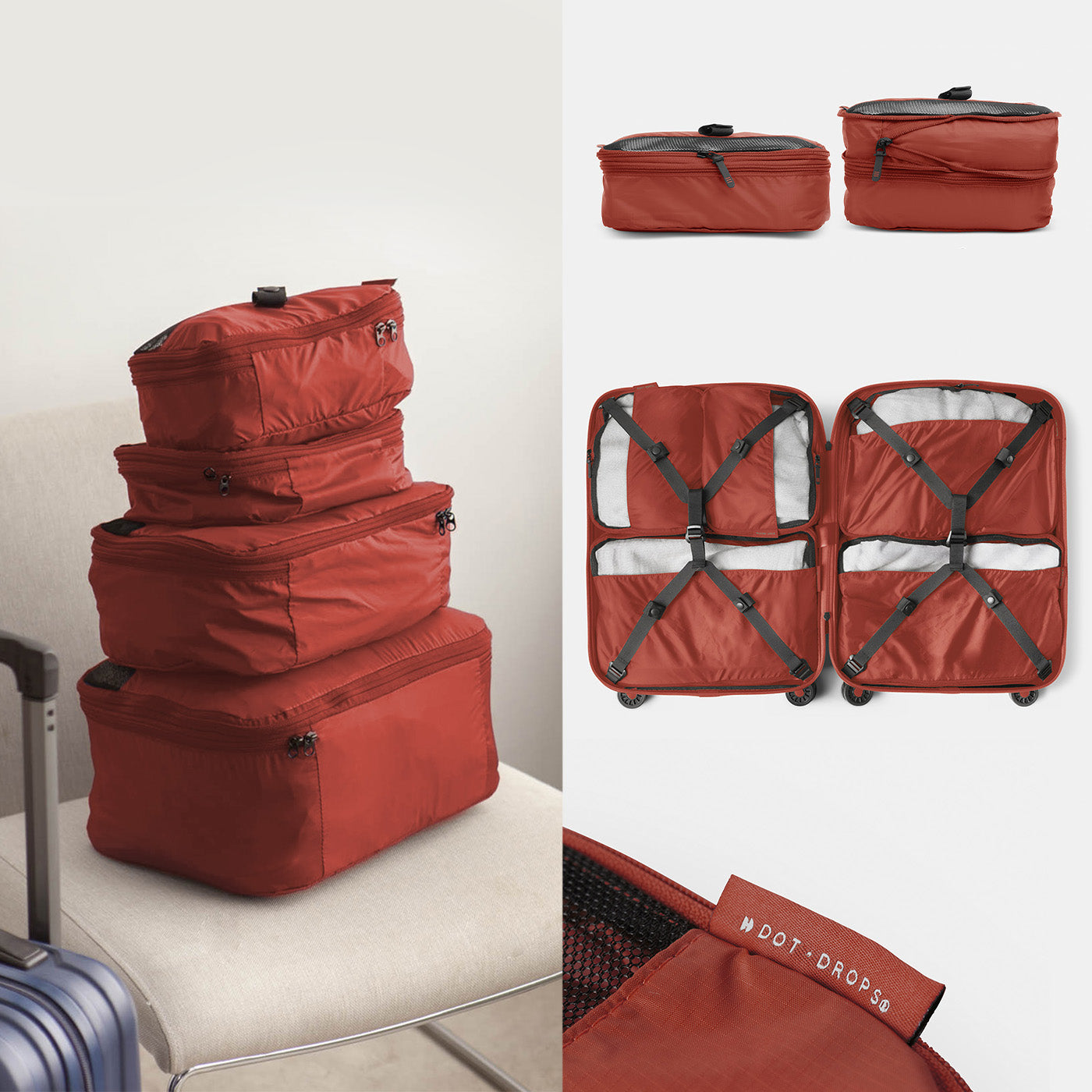 #kit de 6 pochettes_rouge colorado