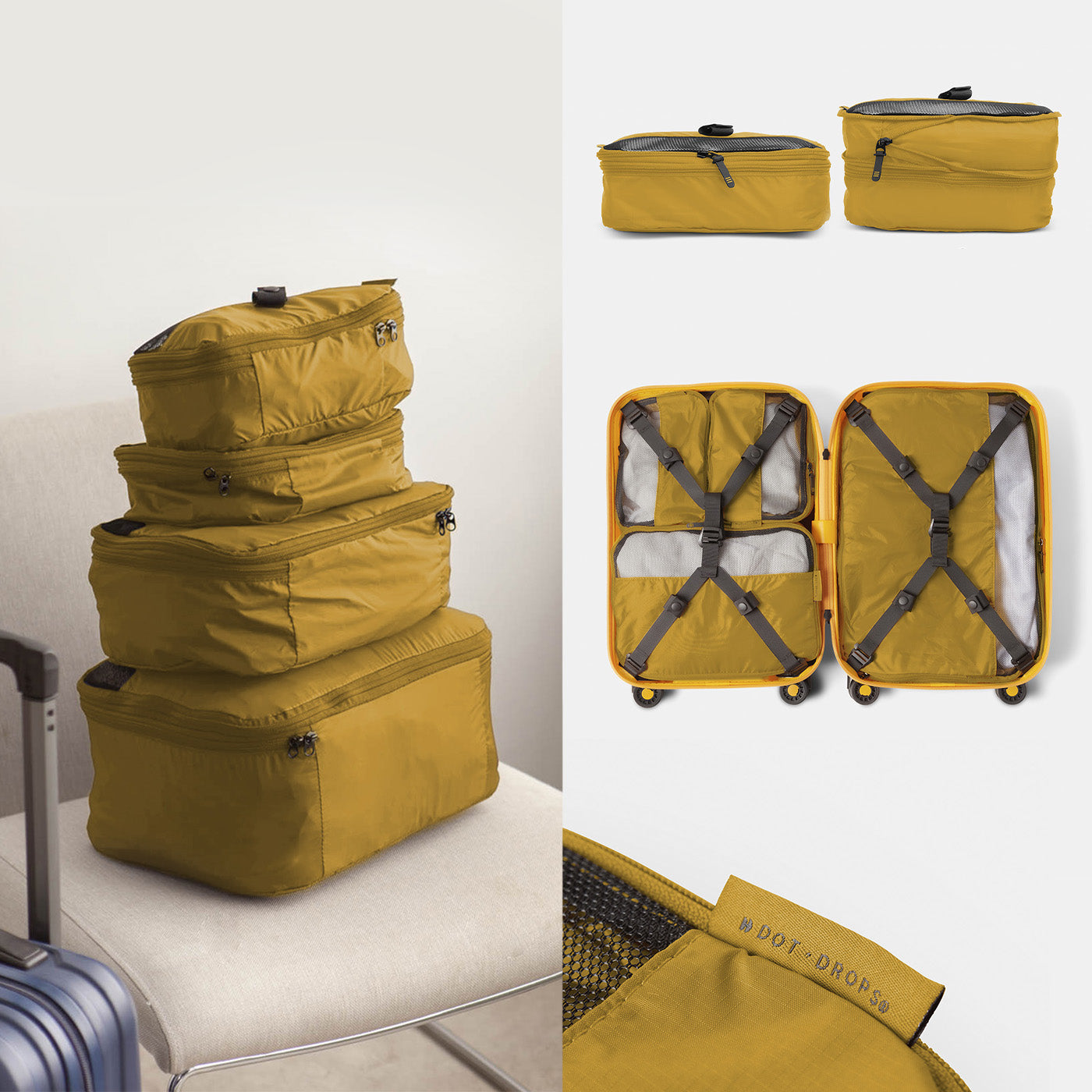 #Kit de 6 pochettes_jaune positano