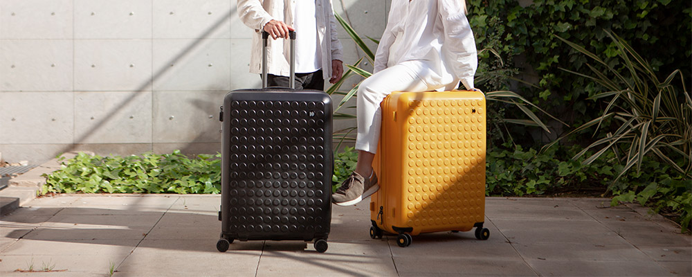 Les valises légères et réparables Dot-Drops
