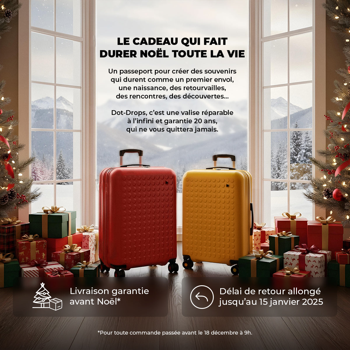 Valise Medium Réparable à L'infini