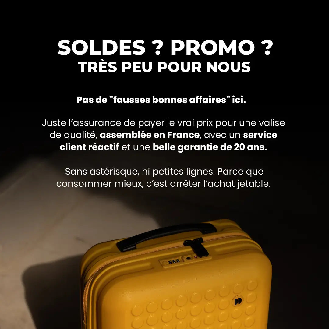 Valise Cabine Plus Réparable à L'infini