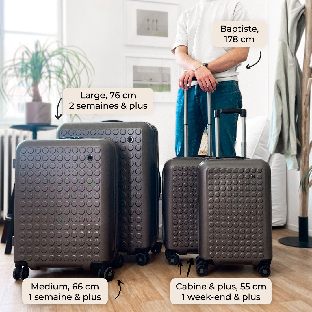 Valise Cabine cologique et durable Dot Drops